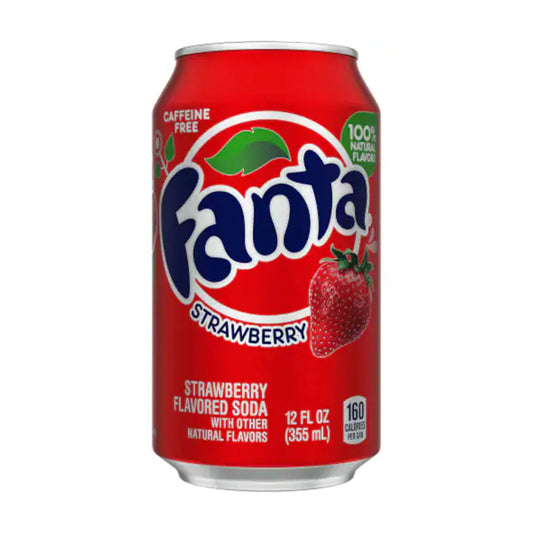 Fanta Strawberry Soda Can 355ml