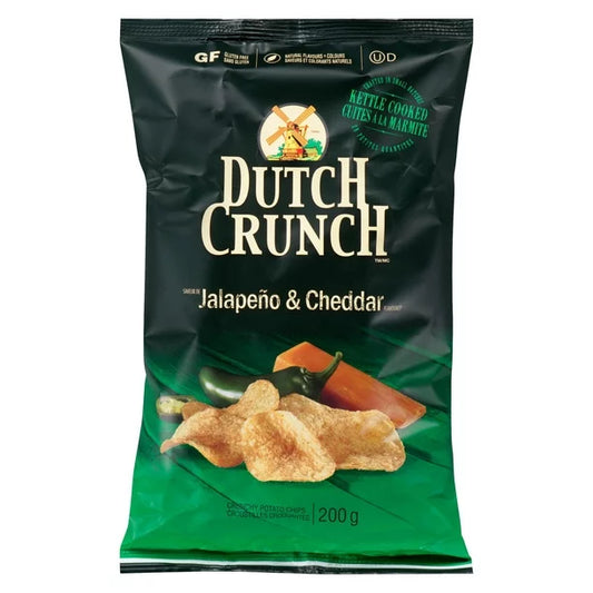 Dutch Crunch keettle cooked jalapeno cheddar 200g