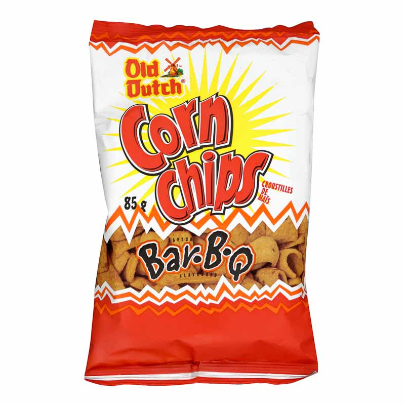 Old dutch corn chips bbq flavour 85g