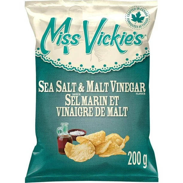 Miss Vickies sea salt & malt vinegar 200g