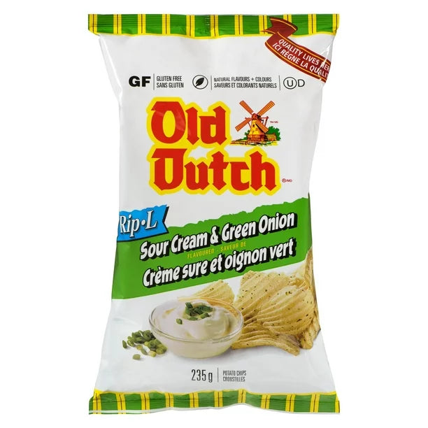 Old dutch sourcream& green onion 66g