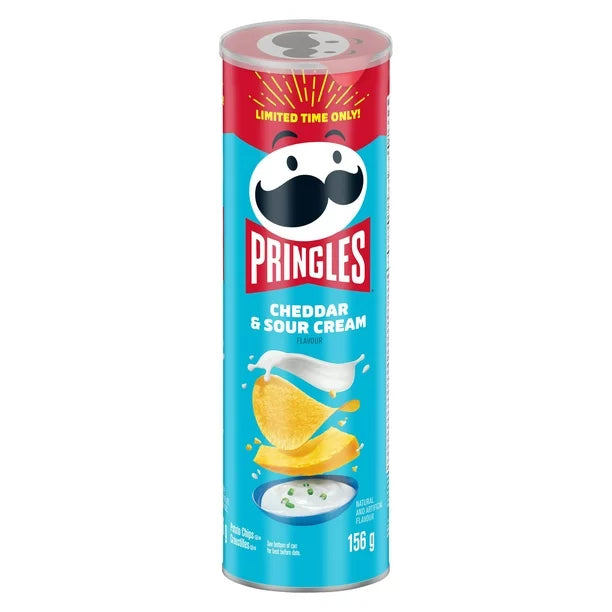 Pringles cheddar & sour  cream 156g