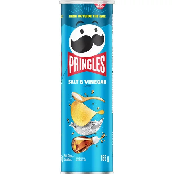 Pringles salt & vinegar 156g