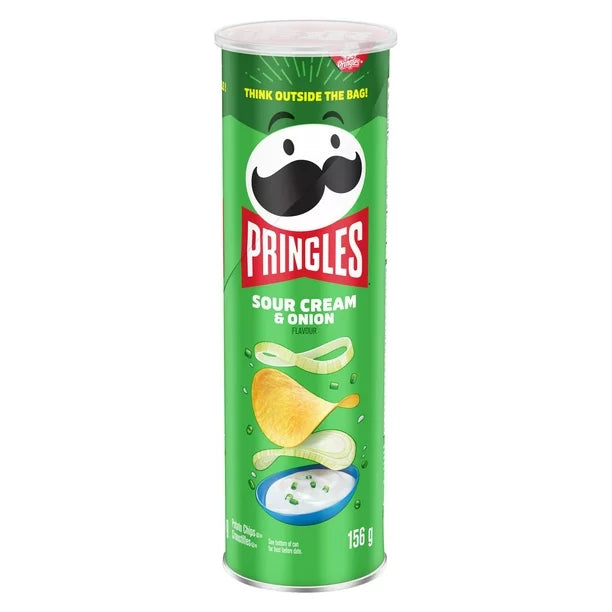 Pringles sour cream & onion 156g