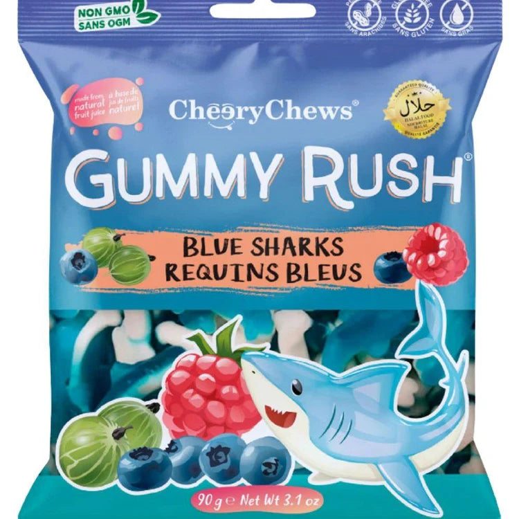 Gummy Rush Blue Sharks 90g