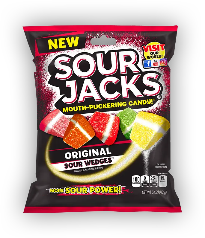 Sour Jacks Original Sour Wedges