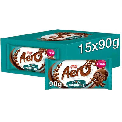 Aero Choco Hazelnut Bar 90g